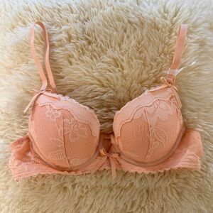 Aerie Lace Bra in Soft Peach